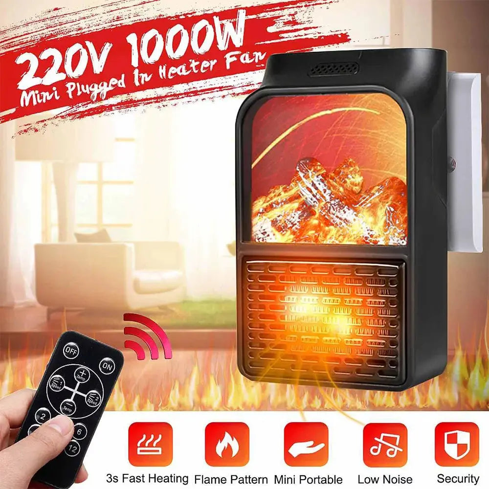 1000W Flame Heater Premium Quality Buy N' Buzz