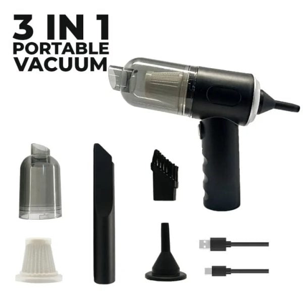 Portable 3-in-1 Vacuum Cleaner