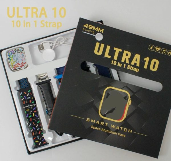 Ultra 10 Smartwatch Series 9 - 49mm Ultra10+1 Bluetooth Phone Watch