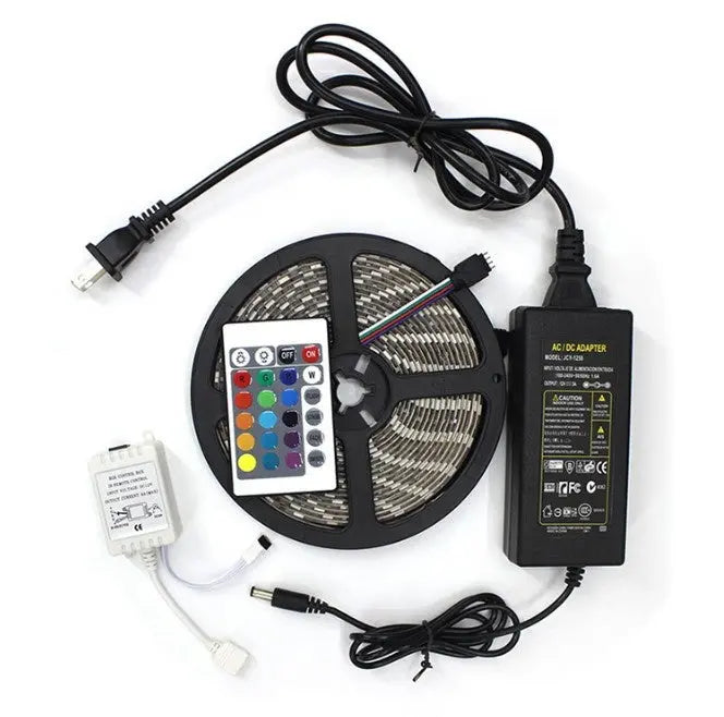 5-Meter RGB LED Strip Kit: Remote Control & 12V Power Supply Included Premium Quality My Store