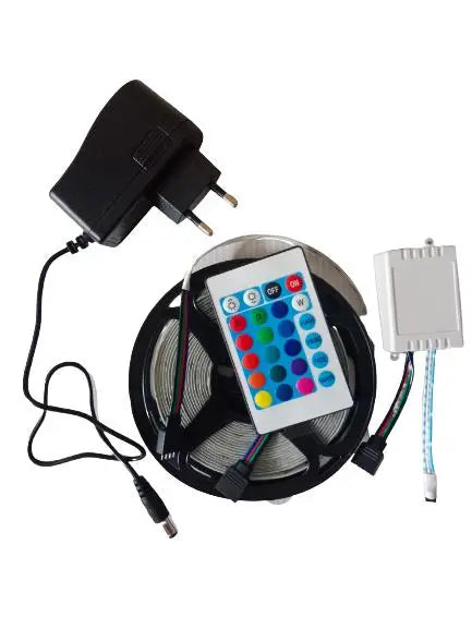 5-Meter RGB LED Strip Kit: Remote Control & 12V Power Supply Included Premium Quality My Store