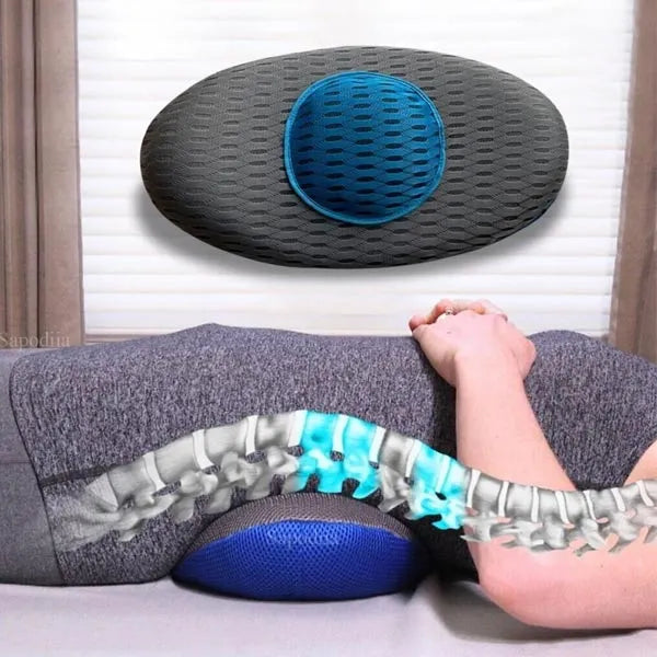 Comfort Curve Lumbar Support Cushion for Back Pain Relief