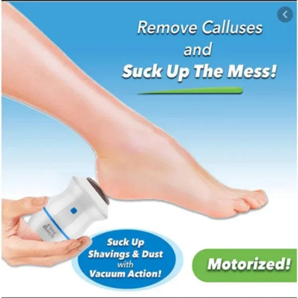 Electric Vacuum Adsorption Foot Grinder - Original Pedicure Tool for Removing Dead Skin, Calluses, and Polishing