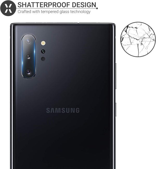 Samsung Galaxy Note 10 Back Camera Lens Protection Totu Branded Film – 9H Surface, Anti-Fingerprint, Complete with Installation Kit