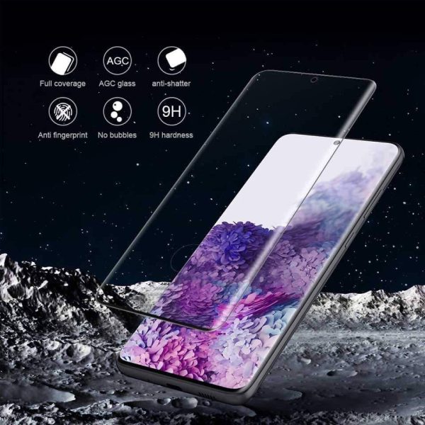 5D Anti-Fingerprint Tempered Glass Screen Protector for Samsung Galaxy Note 10 -TOTU Design 9H Hardness, Bubble-Free Installation, Full Protection