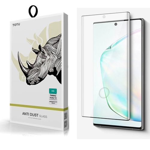 5D Anti-Fingerprint Tempered Glass Screen Protector for Samsung Galaxy Note 10 -TOTU Design 9H Hardness, Bubble-Free Installation, Full Protection