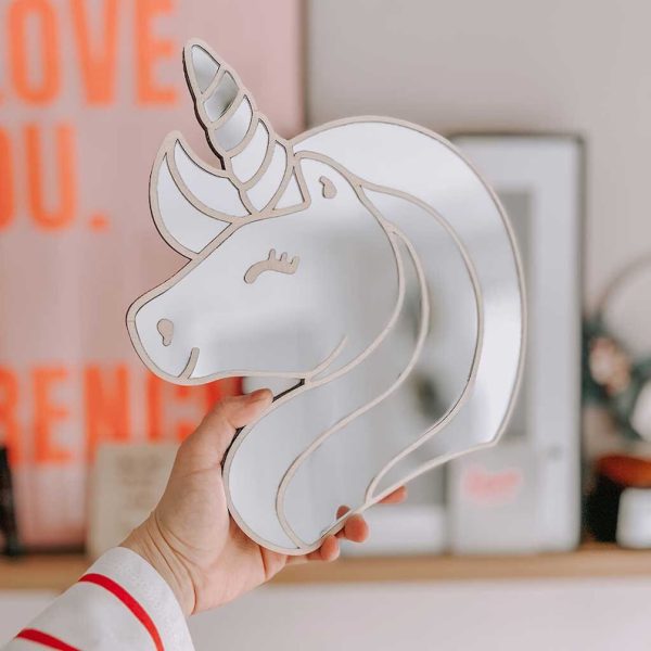 Enchanting Unicorn Shatterproof Mirror