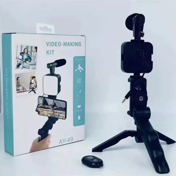 High-Quality Video Vlogging Kit with Remote Control Buy N' Buzz